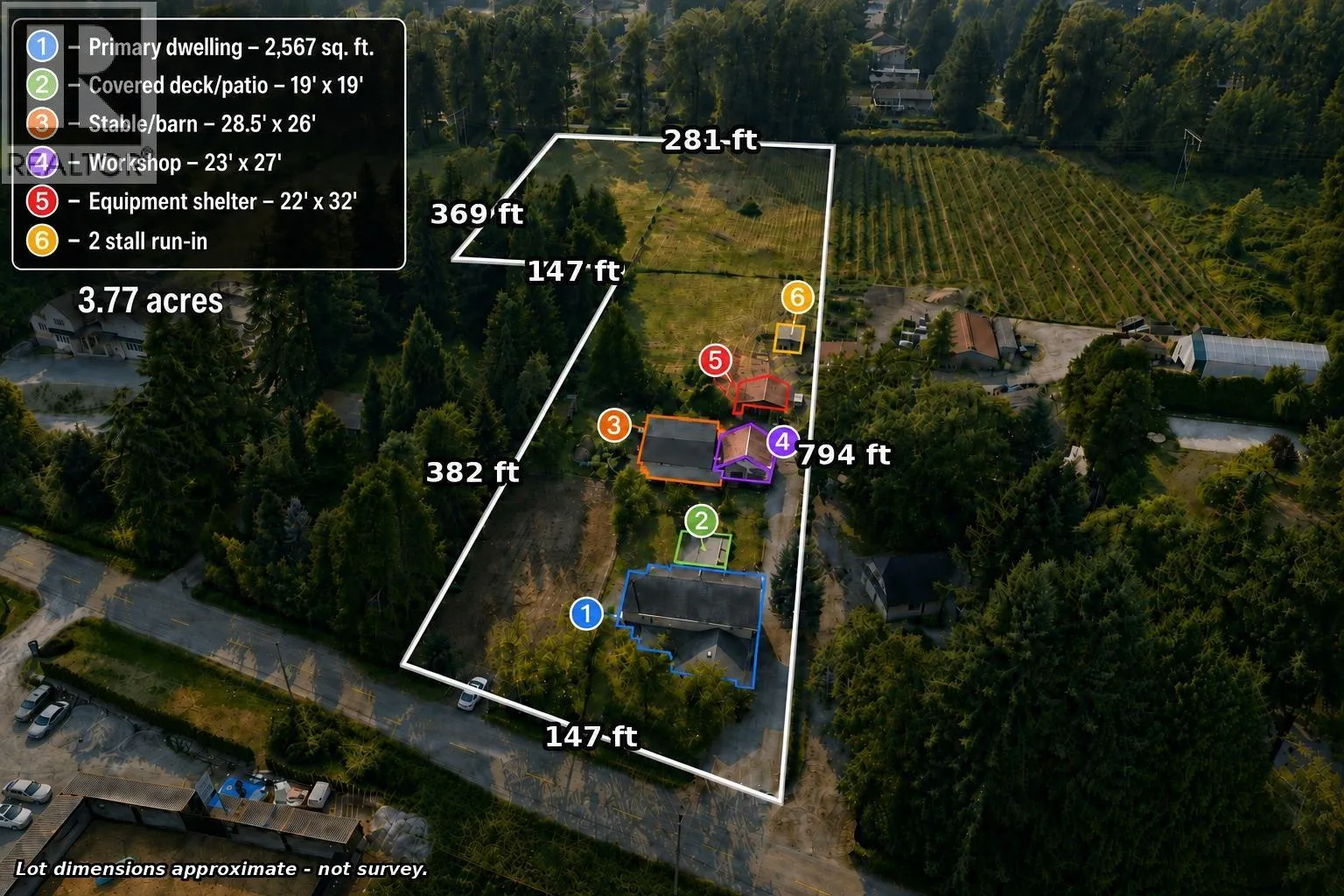 Acreage at 3543 DEVON ROAD