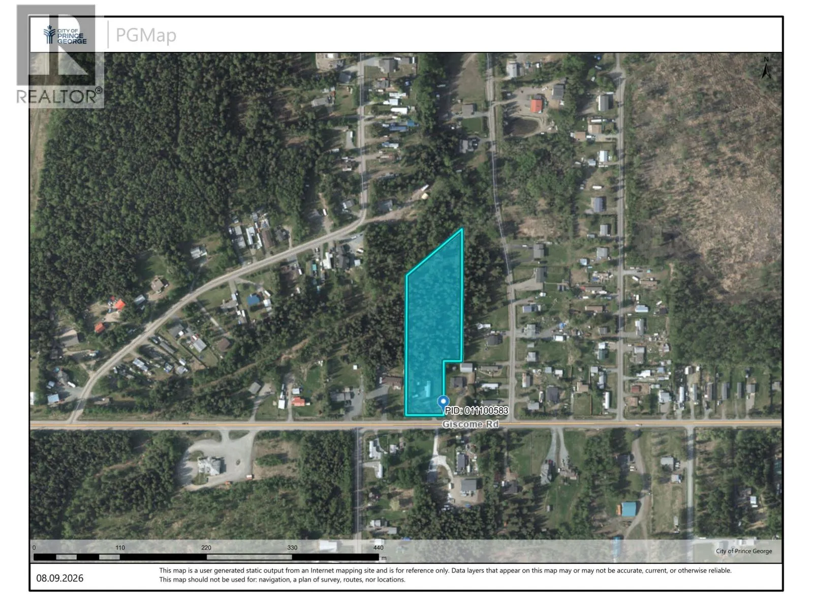 Acreage at 7224 GISCOME ROAD